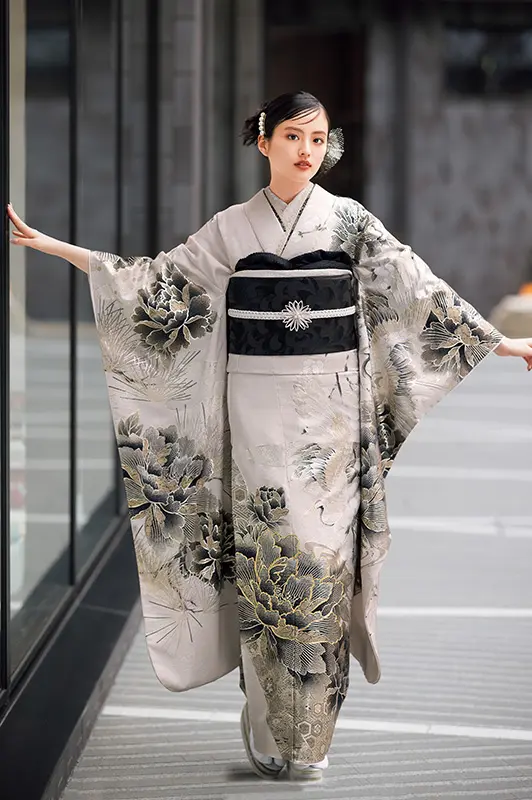 振袖フルセット、ますいわ屋振袖、半襟重ね衿、帯揚げ帯締め、襦袢