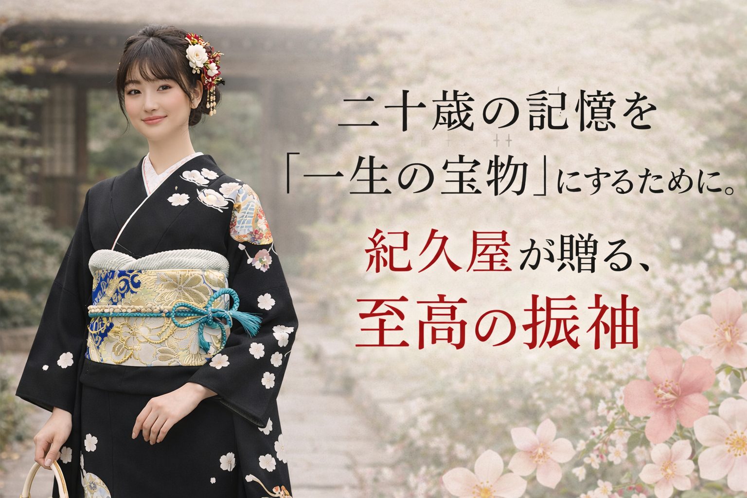 二十歳の記憶を「一生の宝物」にするために。紀久屋が贈る、至高の振袖